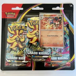 Pokemon TCG: Chaos Rising - 3 Pack Blister (+ Charmeleon Promo) - Sealed - Image 1