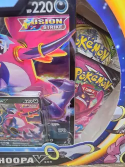 Pokemon TCG Hoopa V Collection Box Evolving Skies Fusion Strike - Image 4