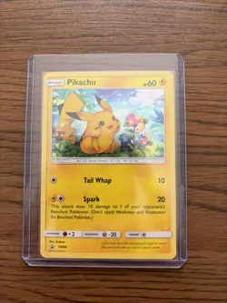 Pikachu SM86 Black Star Promo Holo Pokemon Card (NM) 062426 - Image 1