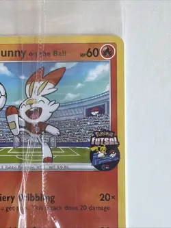 Pokemon Scorbunny On the Ball 004/005 Futsal Promo Card NM SEALED - Image 3