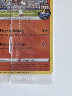 Pokemon Scorbunny On the Ball 004/005 Futsal Promo Card NM SEALED - Image 4