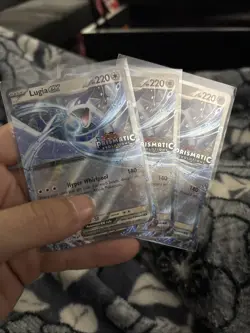 Lugia ex (Prismatic Evolutions Stamped) 082/131 Holo Pokemon - Image 2