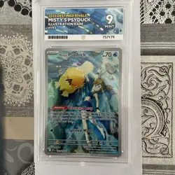 Pokemon TCG Misty's Psyduck Destined Rivals 193/182 ACE 9 - Image 1