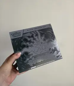 Pokemon Pitch Black Box ETB Empty + Promo Zarude 088 Sleeves Dice Guide - Image 1