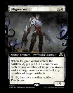 Filigree Vector (Extended Art) 102 R Commander: March of the Machine - Image 1