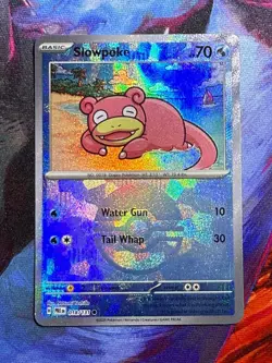 SLOWPOKE (POKE BALL PATTERN) 018/131 - POKEMON PRISMATIC EVOLUTIONS - NM COMMON - Image 1