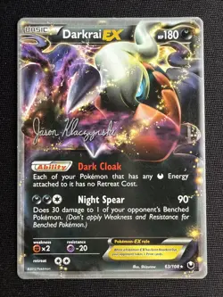 Darkrai EX (Jason Klaczynski) 63/108 World Championship Decks Pokemon MP - Image 1