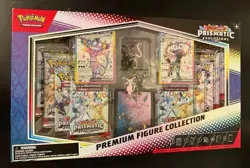 Pokemon TCG Prismatic Evolutions Premium Figure Collection Factory Sealed - Image 1
