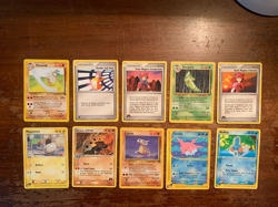 10 VINTAGE Pokemon Cards from Classic WOTC Sets!! - Image 1
