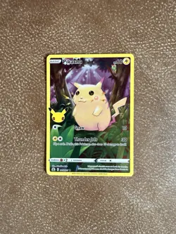 PIKACHU 005/025 HOLO RARE CELEBRATIONS POKEMON NEAR MINT+ - Image 1
