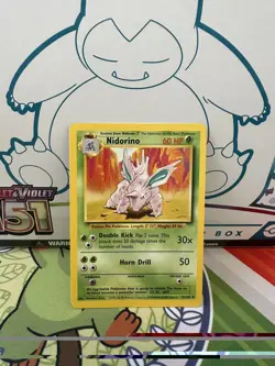 Nidorino 37/102 - Common 1999 Base Set Pokemon NM - Image 1