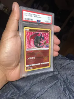 2022 Pokemon GO Radiant Charizard 011/078 Holo Radiant Rare PSA 9 English - Image 2