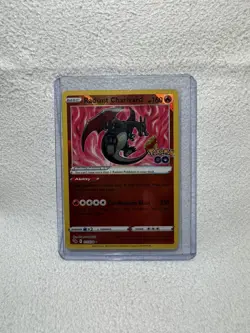 Pokemon TCG Radiant Charizard Pokemon Go 011/078 Holo Radiant Rare - Image 1