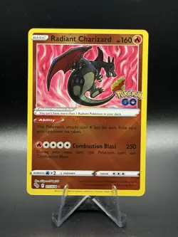 Pokemon TCG - Radiant Charizard 011/078 Holo - SWSWH Pokemon GO - NM - Image 1