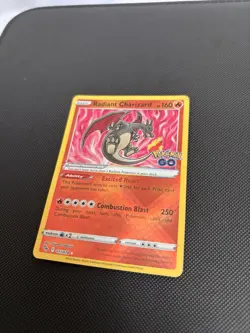 Pokemon TCG Radiant Charizard 011/078 Holo Card Pokemon Go NM - Image 2