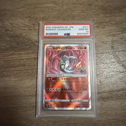 PSA 10 Radiant Charizard 011/071 Pokemon GO Japanese Holo Card - Image 1
