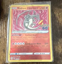 Pokemon Radiant Charizard 011/078 Pokemon GO Holo Radiant Rare English 160HP - Image 1