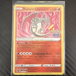 The Pokemon Company Radiant Charizard 011/078 Pokemon GO Holo Radiant Rare EN - Image 1