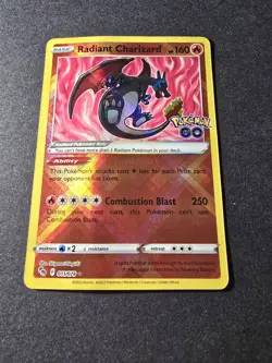 Radiant Charizard 011/078 Pokemon GO Holo - Image 1