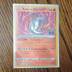 The Pokemon Company Radiant Charizard 011/078 Pokemon GO Holo 160HP 2022 ENG - Image 1