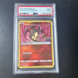 Pokemon 2022 GO Radiant Charizard 011/078 Holo PSA 9 English - Image 1
