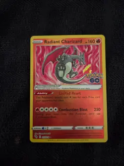 Radiant Charizard 011/078 Pokemon GO Holo - Image 1