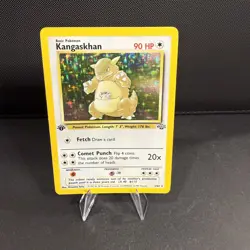 Kangaskhan 5/64 Jungle 1st Edition Holo Rare WOTC Vintage Pokemon Card LP-NM - Image 1