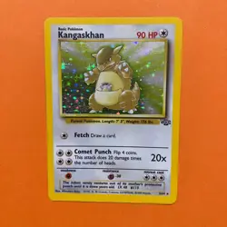 Kangaskhan Holo Rare Jungle LP 5/64 Pokemon Vintage WOTC Light Play - Image 2
