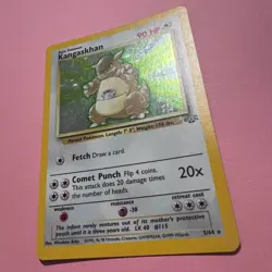 Kangaskhan 5/64 V LP Holo Rare Jungle Pokemon Card Vintage WOTC English - Image 5