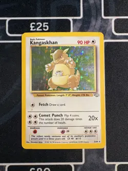 Kangaskhan Holo 5/64 Jungle LP Pokemon - Image 1