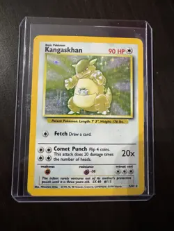 Kangaskhan Jungle Holo Missing Set Symbol 5/64 HP - 1999 Pokemon - Image 1