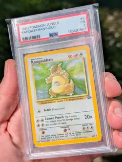 PSA 1 _ Kangaskhan 5/64 Jungle Holo _ Pokemon Card _ PSA1 - Image 1