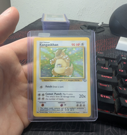 Pokemon Kangaskhan 5/64 Jungle Holo Rare LP Condition 🔥 - Image 1