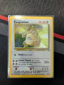Pokemon Kangaskhan 5/64 Jungle Holo Rare LP Condition 🔥 - Image 2