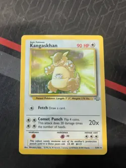Pokemon Kangaskhan 5/64 Jungle Holo Rare LP Condition 🔥 - Image 4