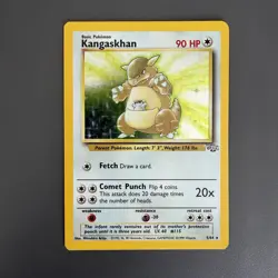 Kangaskhan 5/64 Jungle Holo Rare 1999 Vintage Pokemon Card - Image 4