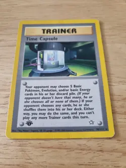 Time Capsule 90/111 Neo Genesis Regular 1st Edition Pokemon TCG - Image 1
