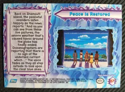 Topps Pokemon The Movie PEACE IS RESTORED SILVER FOIL #67 First Print BLue Logo - Image 2