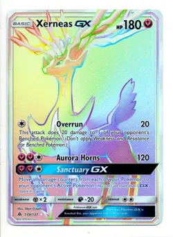 Xerneas GX - 139/131 - Pokemon Forbidden Light Sun & Moon Secret Rare - Image 1