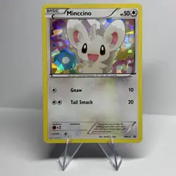 2011 Pokemon BW13 Minccino Cosmos Cracked Ice Holo Star Promo Black and White - Image 1