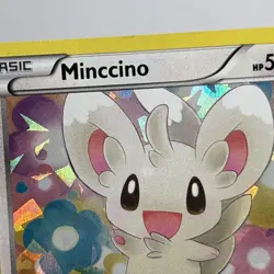 2011 Pokemon BW13 Minccino Cosmos Cracked Ice Holo Star Promo Black and White - Image 5