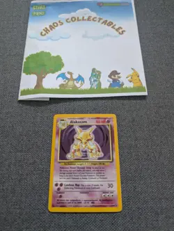 Alakazam 1/102 - Pokemon Base Set - Fantastic condition - vintage ✅ - Image 1