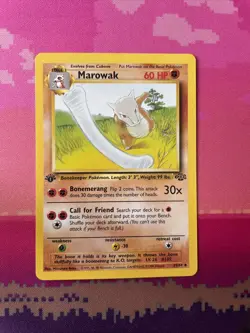Pokemon Card Marowak 39/64 Jungle 1st Edition Uncommon 39/64 Near Mint - Image 1