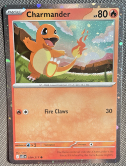 🌀Tail Swirl - Pokemon TCG Charmander 020/217 Cosmos Holo - Image 1