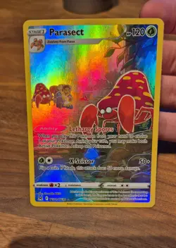 Pokemon TCG Parasect Trainer Gallery Holo Ultra Rare Card TG01/TG30 NM - Image 1