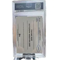 2024 Topps Chrome Rookie Autograph Ladd McConkey PSA 10 #RA-LM Chargers - Image 2