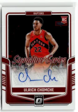 2024-25 Donruss Optic Signature Series Ulrich Chomche RC Auto #SS-CHM - Image 1