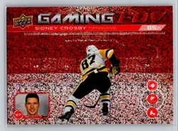 2024-25 Upper Deck Gaming FOV Speckle Sidney Crosby Pittsburgh Penguins #GFOV-18 - Image 1