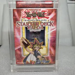 Yugioh Starter Deck: Yugi Evolution Unlim Ed Factory Sealed Deck w/Acrylic CASE - Image 1