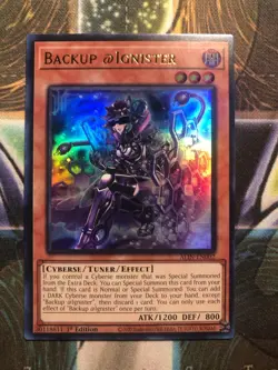 *** BACKUP @ IGNISTER *** 1ST EDITION ULTRA RARE ALIN-EN002 YUGIOH! - Image 1